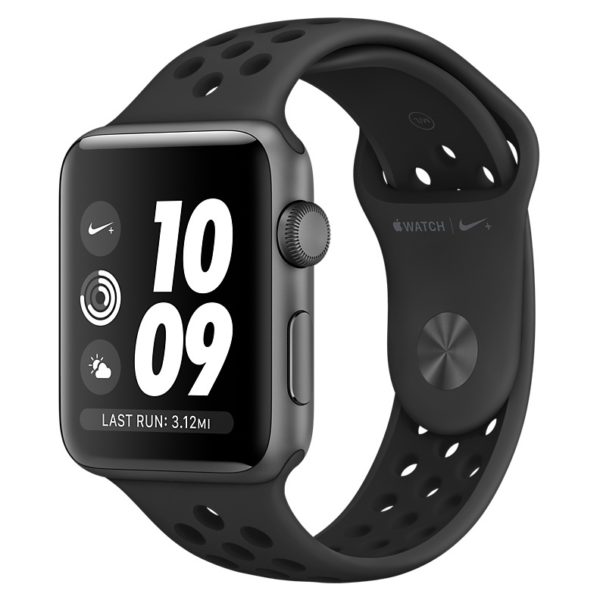 Apple Watch Nike+ Series 3 GPS - 42mm Space Grey Aluminium Case with Anthracite/Black Nike Sport Band Apple Watch Nike+ Series 3 GPS - 42mm Space Grey Aluminium Case with Anthracite/Black Nike Sport Band