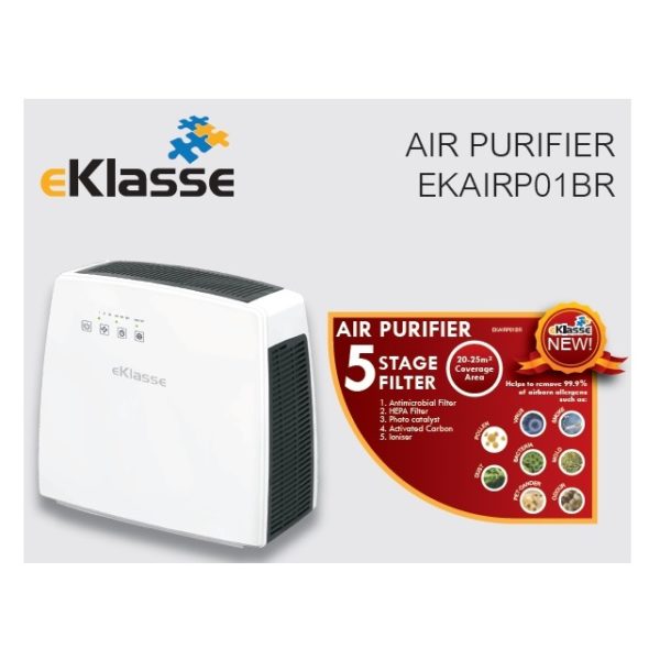 Eklasse Air Purifier HEPA Filter EKAIRP01BR Eklasse Air Purifier HEPA Filter EKAIRP01BR