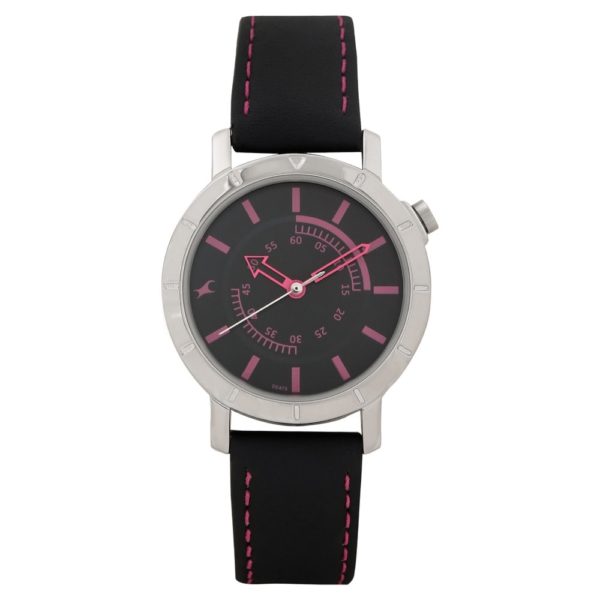 Fastrack 6112SL03 Ladies Black Fastrack 6112SL03 Ladies Black