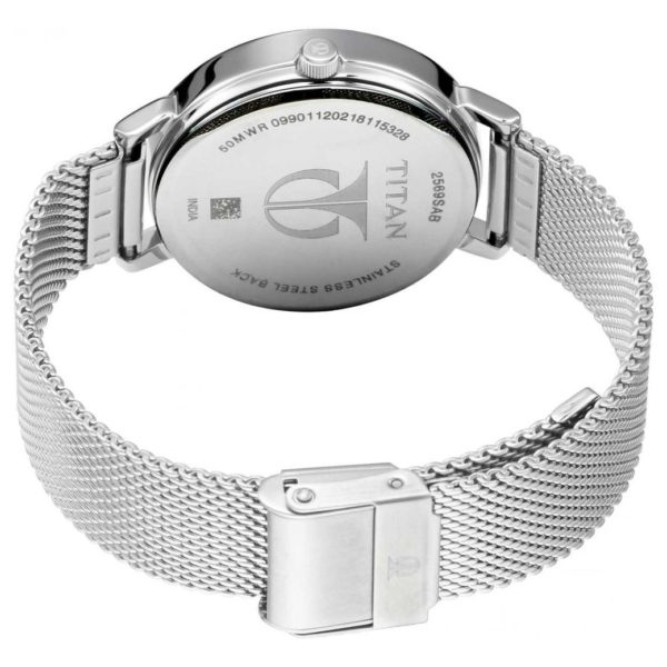Titan Sparkle White Dial Analog Multi Function Watch For Ladies Titan Sparkle White Dial Analog Multi Function Watch For Ladies