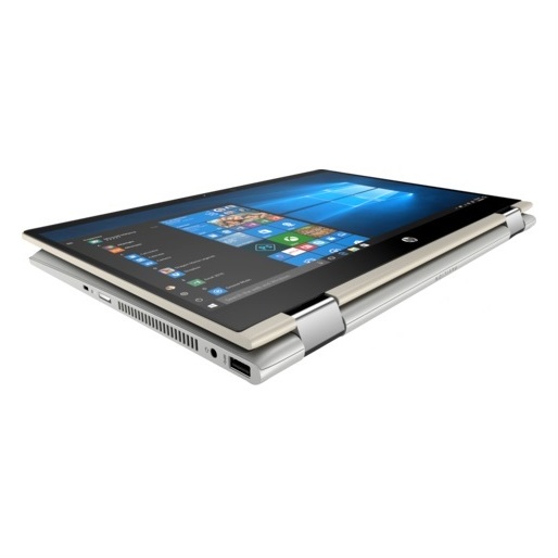 HP Pavilion x360 14-CD1004NE Convertible Touch Laptop - Core i5 1.6GHz 8GB 1TB+128GB 2GB Win10 14inch FHD Pale Gold HP Pavilion x360 14-CD1004NE Convertible Touch Laptop - Core i5 1.6GHz 8GB 1TB+128GB 2GB Win10 14inch FHD Pale Gold