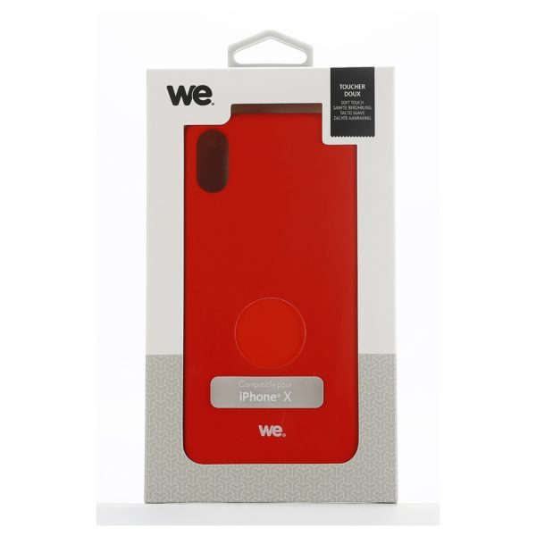 We Rigid Silicone Case Red For iPhone X/XS We Rigid Silicone Case Red For iPhone X/XS