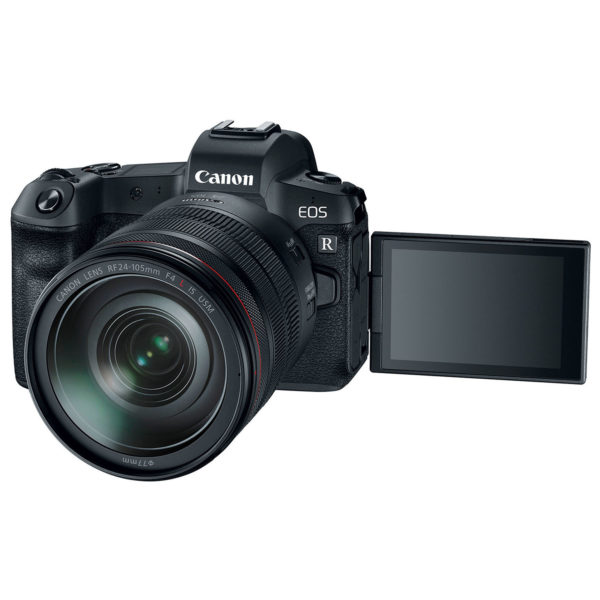 Canon EOS R Mirrorless Digital Camera Black With RF 24-105mm f/4L IS USM Lens Canon EOS R Mirrorless Digital Camera Black With RF 24-105mm f/4L IS USM Lens