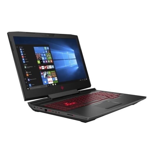 HP OMEN 17-AN008NE Gaming Laptop - Core i7 2.8GHz 16GB 2TB+256GB 8GB 17.3inch FHD Black HP OMEN 17-AN008NE Gaming Laptop - Core i7 2.8GHz 16GB 2TB+256GB 8GB 17.3inch FHD Black