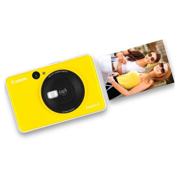 Canon ZOEMINI C Instant Camera With Printer Bumble Bee Yellow Canon ZOEMINI C Instant Camera With Printer Bumble Bee Yellow