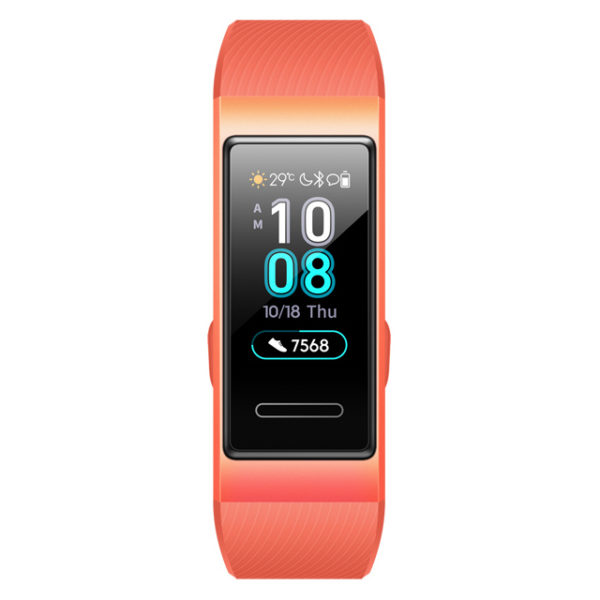 Huawei Band 3 Fitness Tracker - Coral Orange Huawei Band 3 Fitness Tracker - Coral Orange
