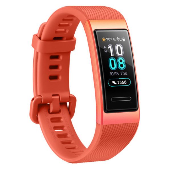 Huawei Band 3 Fitness Tracker - Coral Orange Huawei Band 3 Fitness Tracker - Coral Orange