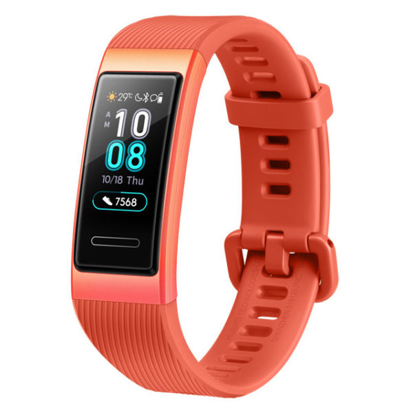 Huawei Band 3 Fitness Tracker - Coral Orange Huawei Band 3 Fitness Tracker - Coral Orange