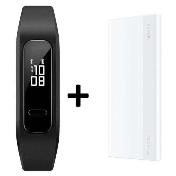 Huawei AW70 Band 3e Fitness Tracker Black + CP11QM Power Bank 10000mAh White Huawei AW70 Band 3e Fitness Tracker Black + CP11QM Power Bank 10000mAh White