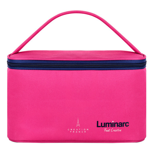 Luminarc P4498 Rectangle Pure Box 3 Pcs Set With Lunch Bag Luminarc P4498 Rectangle Pure Box 3 Pcs Set With Lunch Bag