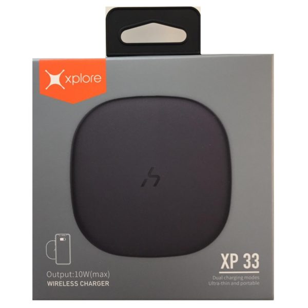 Xplore Ultra Thin & Portable Wireless Charger - Black Xplore Ultra Thin & Portable Wireless Charger - Black