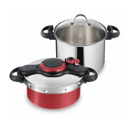 Tefal TFP4635331 ClipsoMinut Set 4Pcs Set Easy Presssure Cooker Tefal TFP4635331 ClipsoMinut Set 4Pcs Set Easy Presssure Cooker