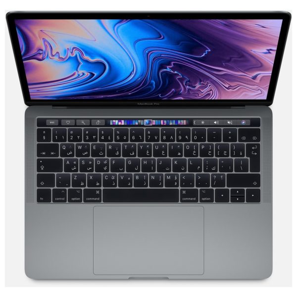 MacBook Pro 13-inch with Touch Bar and Touch ID (2019) - Core i5 1.4GHz 8GB 128GB Shared Space Grey English/Arabic Keyboard MacBook Pro 13-inch with Touch Bar and Touch ID (2019) - Core i5 1.4GHz 8GB 128GB Shared Space Grey English/Arabic Keyboard