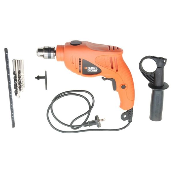 Black & Decker Speed Hammer Drill Kit HD5010VA5B5 Black & Decker Speed Hammer Drill Kit HD5010VA5B5