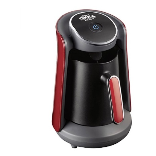 Arzum Okka Minio Turkish Coffee Machine 0.3 Litres Black/Red OK004 Arzum Okka Minio Turkish Coffee Machine 0.3 Litres Black/Red OK004