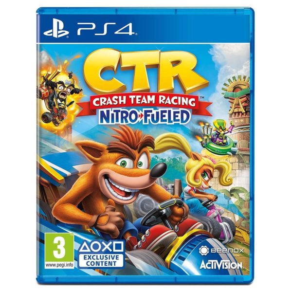 PS4 Crash Team Racing Nitro Fueled Game PS4 Crash Team Racing Nitro Fueled Game