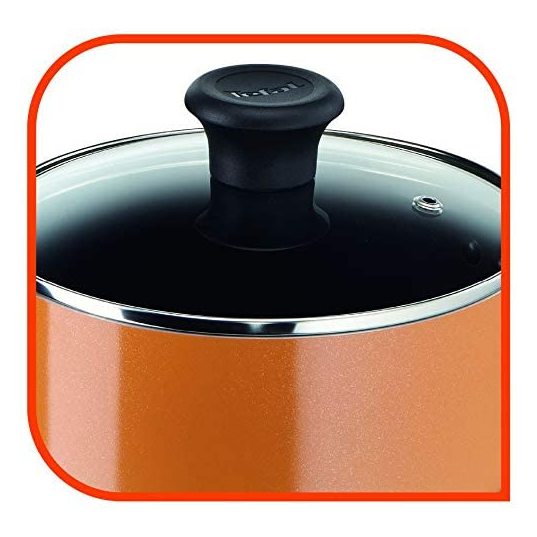 Tefal New Prima Cooking Set Orange/Black B168A574 Tefal New Prima Cooking Set Orange/Black B168A574
