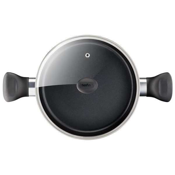 Tefal Super Cook Non Stick W/Thermo-Spot 12 Pcs Cooking Set Red B243SC85 Tefal Super Cook Non Stick W/Thermo-Spot 12 Pcs Cooking Set Red B243SC85