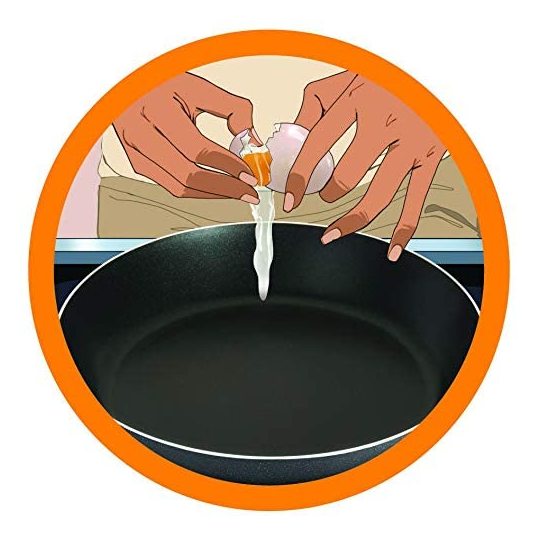 Tefal New Prima Cooking Set Orange/Black B168A574 Tefal New Prima Cooking Set Orange/Black B168A574