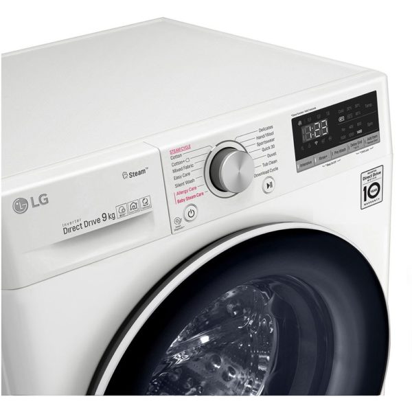 LG Front Load Washer 9 kg F4V5VYP0W LG Front Load Washer 9 kg F4V5VYP0W