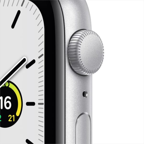 Apple Watch SE GPS 44mm Silver Aluminum Case with White Sport Band Apple Watch SE GPS 44mm Silver Aluminum Case with White Sport Band