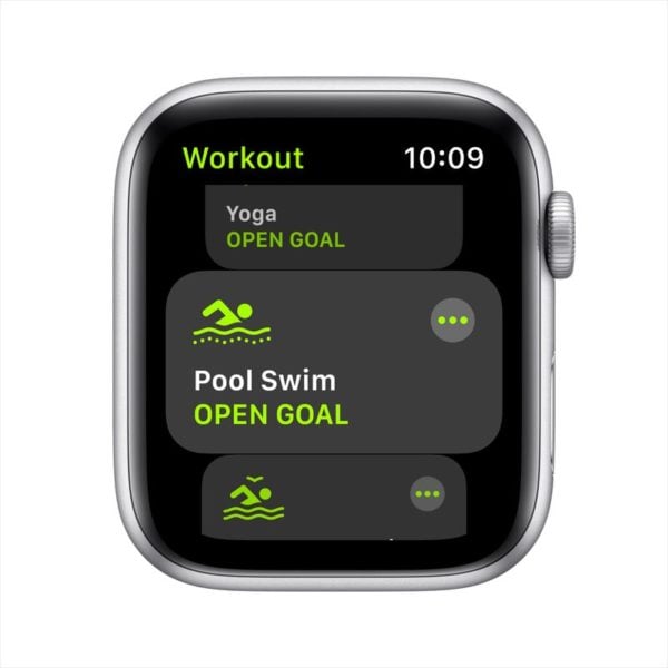 Apple Watch SE GPS 44mm Silver Aluminum Case with White Sport Band Apple Watch SE GPS 44mm Silver Aluminum Case with White Sport Band