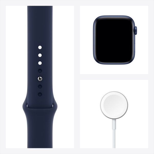 Apple Watch Series 6 GPS 40mm Blue Aluminum Case with Deep Navy Sport Band Apple Watch Series 6 GPS 40mm Blue Aluminum Case with Deep Navy Sport Band