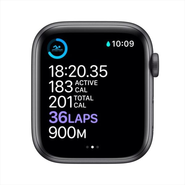 Apple Watch Series 6 GPS 44mm Space Grey Aluminum Case with Black Sport Band Apple Watch Series 6 GPS 44mm Space Grey Aluminum Case with Black Sport Band