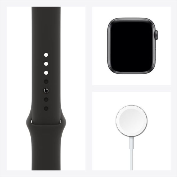 Apple Watch SE GPS 44mm Space Grey Aluminum Case with Black Sport Band Apple Watch SE GPS 44mm Space Grey Aluminum Case with Black Sport Band