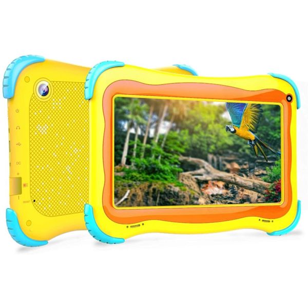 G-Tab Q4+W607 Kids Tablet - WiFi 16GB 1GB 7inch Yellow with Smart Band G-Tab Q4+W607 Kids Tablet - WiFi 16GB 1GB 7inch Yellow with Smart Band