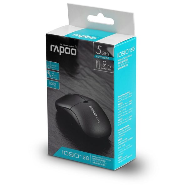 Rapoo 2.4Ghz Wireless Mouse Black 1620 Rapoo 2.4Ghz Wireless Mouse Black 1620