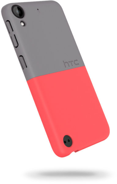 HTC HCC1250 Two Tone Snap Case Mineral Grey/Coral Red For Desire 530/630 HTC HCC1250 Two Tone Snap Case Mineral Grey/Coral Red For Desire 530/630