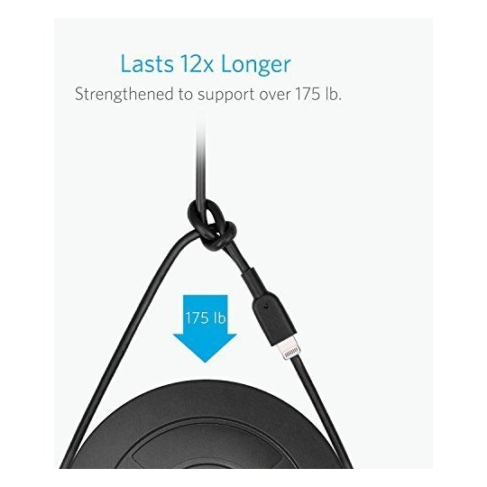 Anker Powerline II Lightning Cable 3m Black - A8434H11 Anker Powerline II Lightning Cable 3m Black - A8434H11