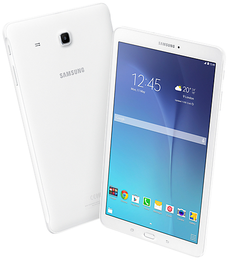 Samsung Galaxy Tab E 9.6 SMT561 Tablet - Android WiFi+3G 8GB 1.5GB 9.7inch White Samsung Galaxy Tab E 9.6 SMT561 Tablet - Android WiFi+3G 8GB 1.5GB 9.7inch White