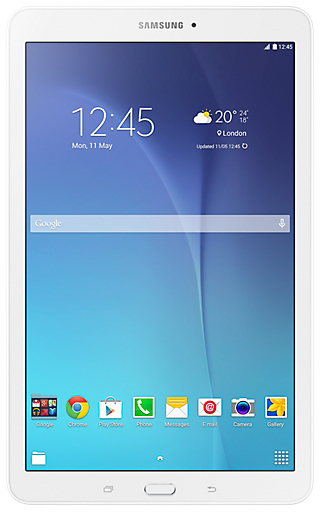 Samsung Galaxy Tab E 9.6 SMT561 Tablet - Android WiFi+3G 8GB 1.5GB 9.7inch White Samsung Galaxy Tab E 9.6 SMT561 Tablet - Android WiFi+3G 8GB 1.5GB 9.7inch White