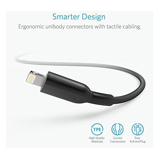 Anker Powerline II Lightning Cable 3m Black - A8434H11 Anker Powerline II Lightning Cable 3m Black - A8434H11