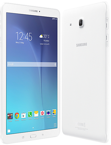 Samsung Galaxy Tab E 9.6 SMT561 Tablet - Android WiFi+3G 8GB 1.5GB 9.7inch White Samsung Galaxy Tab E 9.6 SMT561 Tablet - Android WiFi+3G 8GB 1.5GB 9.7inch White