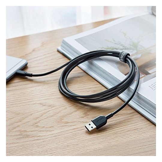 Anker Powerline II Lightning Cable 3m Black - A8434H11 Anker Powerline II Lightning Cable 3m Black - A8434H11