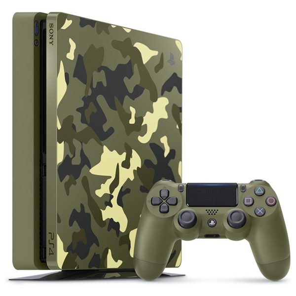 Sony PS4 Slim Console 1TB Camouflage With Call Of Duty WWII Limited Edition Game Sony PS4 Slim Console 1TB Camouflage With Call Of Duty WWII Limited Edition Game