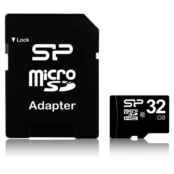 Silicon Power Micro SDHC Card 32GB Class10 With Adapter Silicon Power Micro SDHC Card 32GB Class10 With Adapter