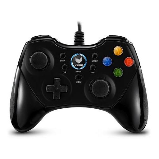 Rapoo V600 Ergonomic Vibration Controller Gamepad Black For Windows/PS3/Android Rapoo V600 Ergonomic Vibration Controller Gamepad Black For Windows/PS3/Android