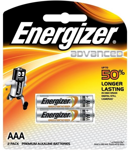 Energizer X92BP2 Advance Alkaline Battery AAA 2pcs Energizer X92BP2 Advance Alkaline Battery AAA 2pcs