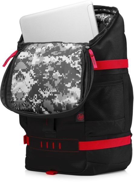 HP 15.6 Odyssey Backpack Black/Red X0R83AA HP 15.6 Odyssey Backpack Black/Red X0R83AA