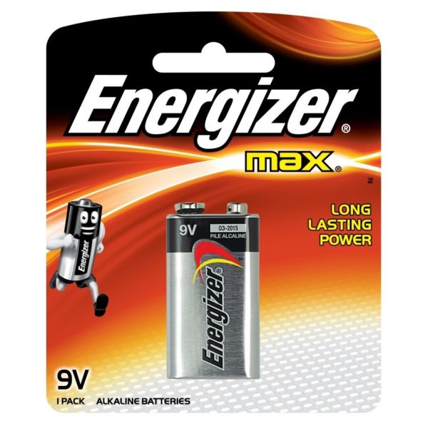 Energizer 9V Standard Alkaline Battery Energizer 9V Standard Alkaline Battery