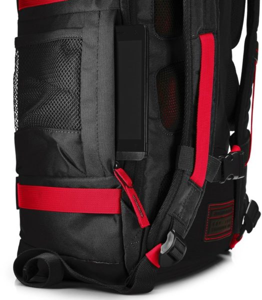 HP 15.6 Odyssey Backpack Black/Red X0R83AA HP 15.6 Odyssey Backpack Black/Red X0R83AA