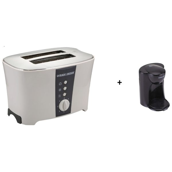 Black Decker ET122 Toaster+DCM25B5 Coffee Maker Black Decker ET122 Toaster+DCM25B5 Coffee Maker
