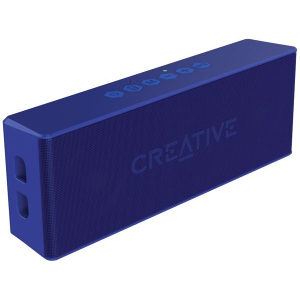 Creative MUVO 2 Portable Water Resistant Bluetooth Speaker With Built In MP3 Player Metallic Blue MF8255 Creative MUVO 2 Portable Water Resistant Bluetooth Speaker With Built In MP3 Player Metallic Blue MF8255