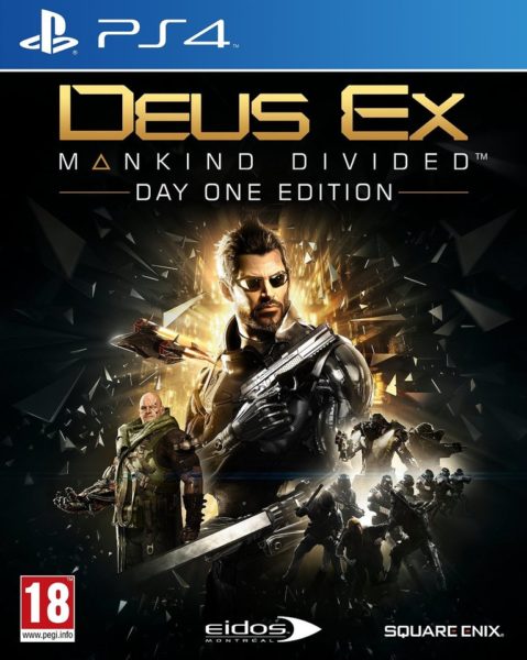PS4 Deus Ex: Mankind Divided Day One Edition Game PS4 Deus Ex: Mankind Divided Day One Edition Game