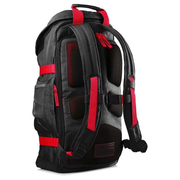 HP 15.6 Odyssey Backpack Black/Red X0R83AA HP 15.6 Odyssey Backpack Black/Red X0R83AA