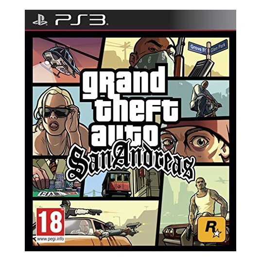 PS3 Grand Theft Auto San Andreas Game PS3 Grand Theft Auto San Andreas Game